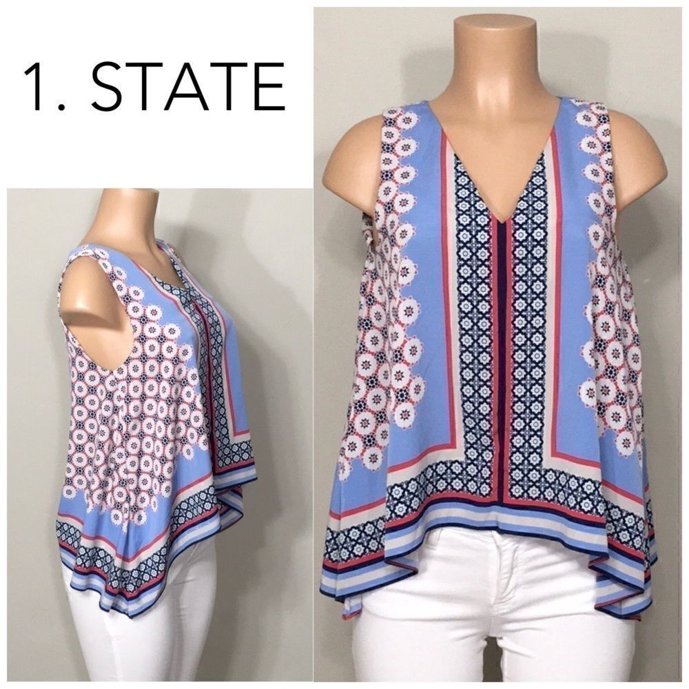 1.State Handkerchief top. NWOT 